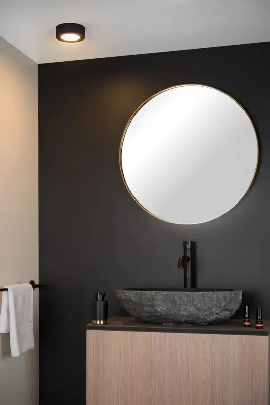Plafonnier salle de bain rond LED dimmable Brie Livraison Express