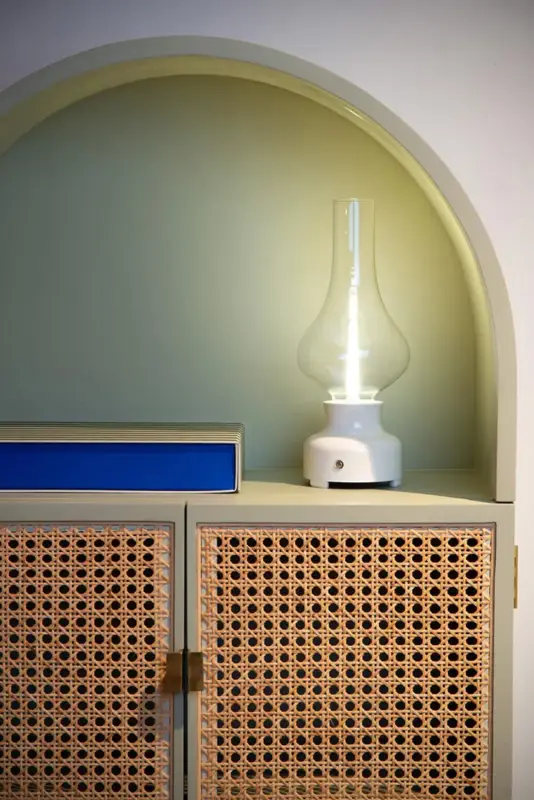 Jusqu'à Épuisement Des Stocks Lampe de table dimmable LED rétro verre kashan
