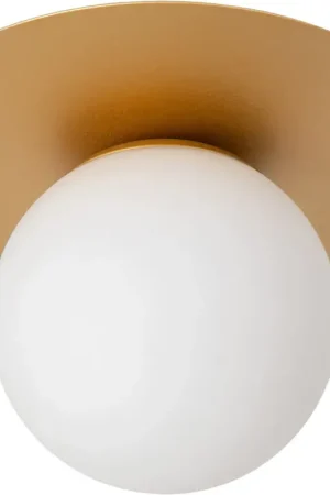 Offre Exclusive Plafonnier moderne métal et verre boule Solna