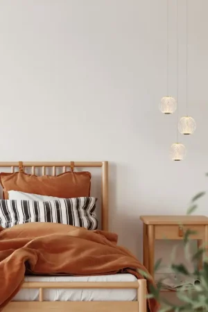 Prix Bas Suspension moderne LED 3 boules Astrid