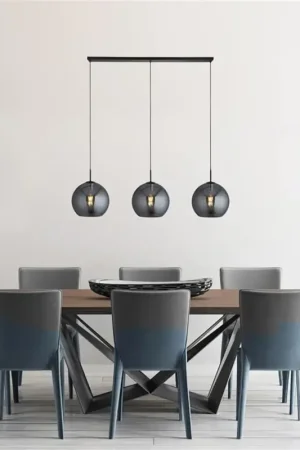 Dernière Chance Suspension industrielle 3 lampes Amsterdam