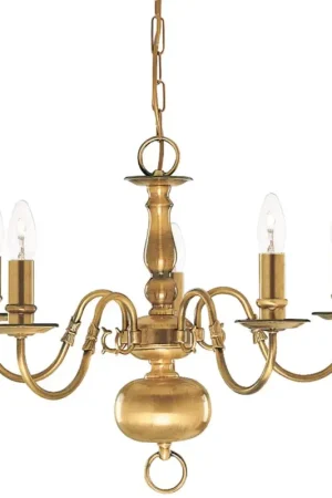 Commander Vite Suspension baroque 5 lampes Flemish