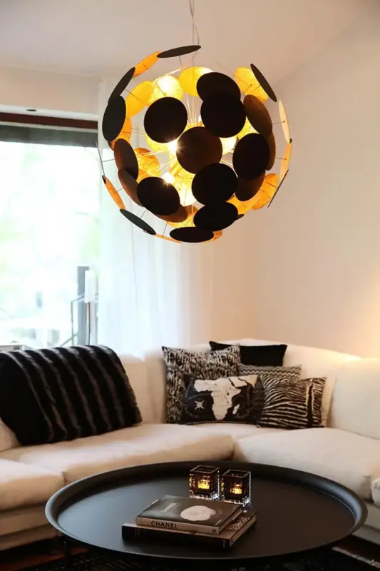 Suspension design ronde Ø50 cm Planet Expédié Aujourd'hui