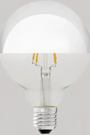 Ampoule décorative argent LED E27 4W Ø9,5 cm 400Lm Commande En Gros
