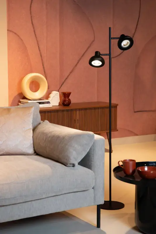 Lampadaire moderne acier Kiano Prix Bas