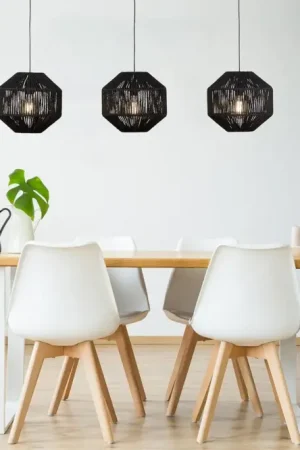 Achetez Aujourd'hui Suspension 3 lampes en corde Wicker