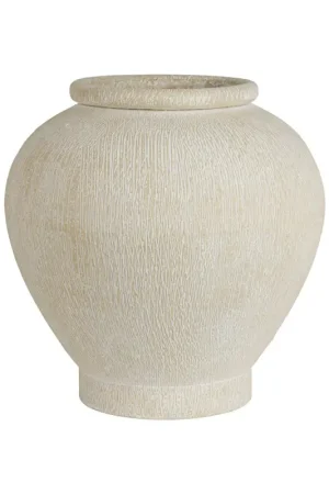 Achat Immédiat Vase en fer blanc h29cm - Argan