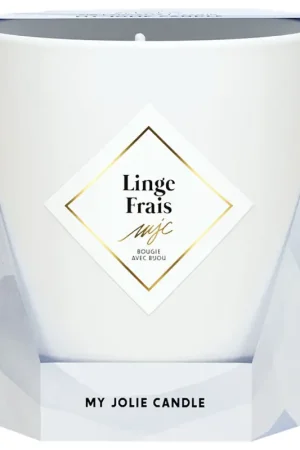 Seulement Aujourd'hui Bougie Bijou Bracelet Or bille noire Linge frais 45h