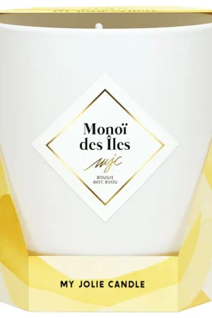 Jusqu'à Épuisement Des Stocks Bougie Bijou Bracelet Or bille beige Monoï des îles 45h