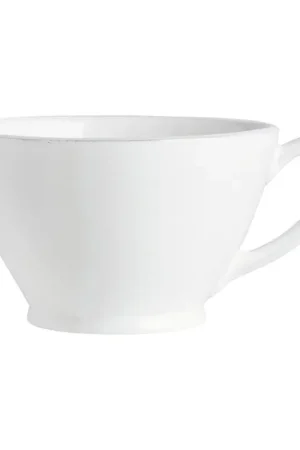 Dernier Modèle Tasse en faïence blanche - campagne