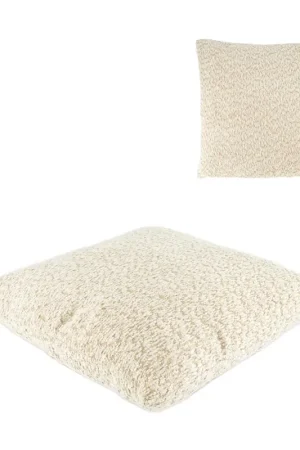 Expédié Aujourd'hui Coussin en tissu beige 45x45cm