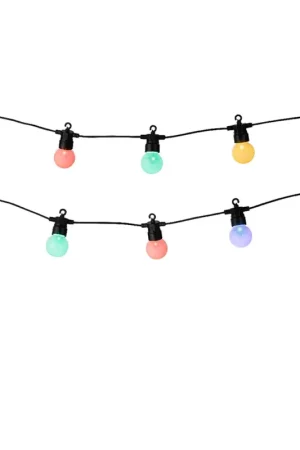 Guirlande solaire 20 LED multicolore L570cm Super Prix