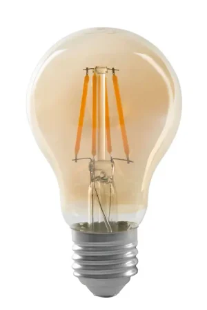 Ampoule LED poire filament ambrée E27 4W Prix Cassé