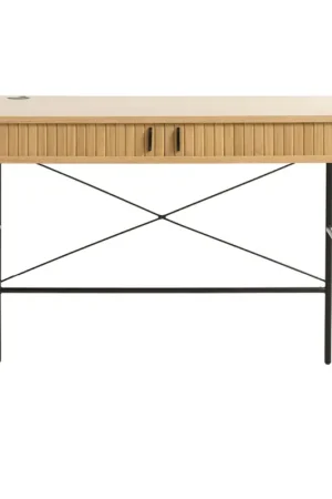 Bureau placage chêne naturel - Nola Prix Choc