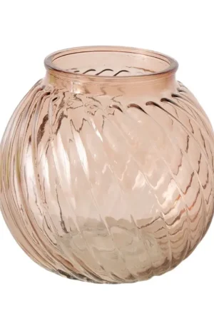 Livraison Express Vase en verre transparent h14cm - Valea