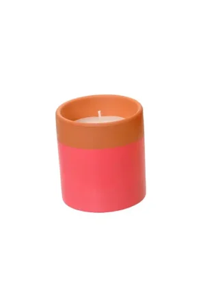 Bougie à la citronelle rose Dernière Chance