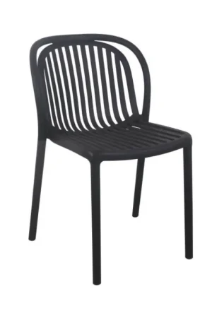 Acheter Direct Chaise de jardin noir - Cortes