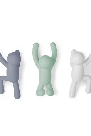 Marque Crochet mural bonhomme pastel buddy