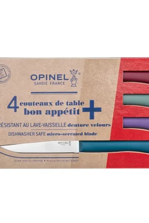 Marque Coffret de 4 couteaux de table multicolor - Opinel