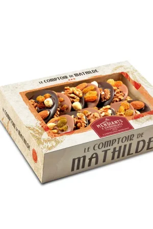 Authentique Coffret mendiants 2 chocolats 200g