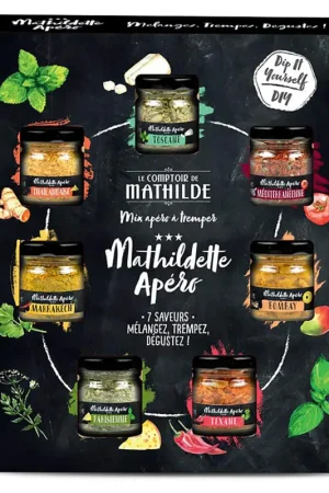 Coffret mathildette apéro 7 saveurs Expédition Rapide