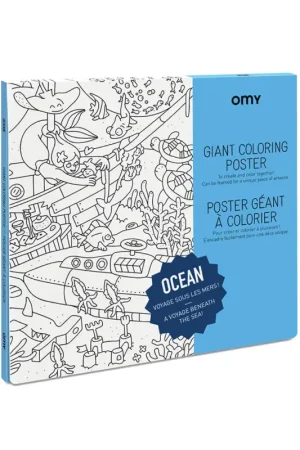 Achat Immédiat Poster à colorier 70x100cm - ocean