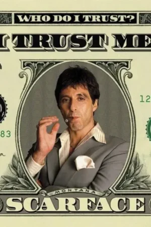 Poster Scarface - Dollar 91,5x61cm Haute Qualité
