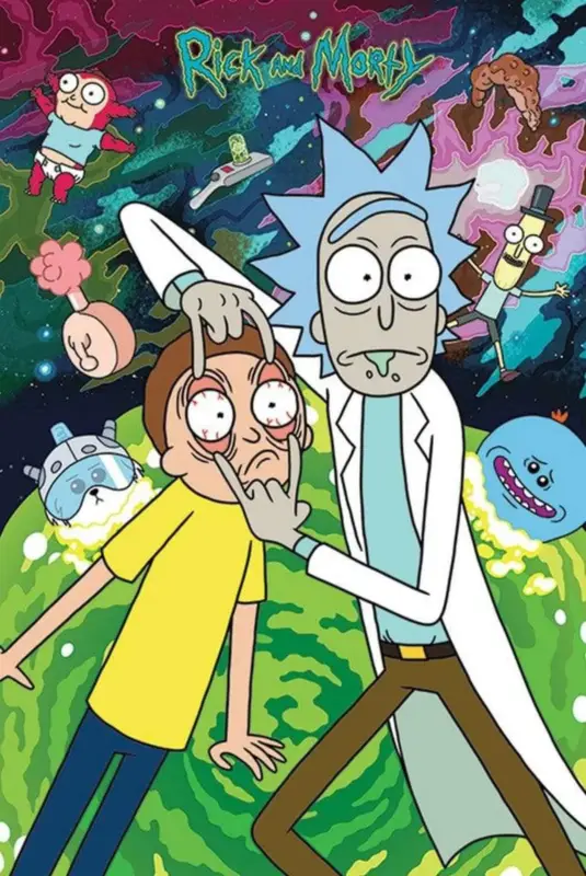 Poster Rick and Morty - Watch 61x91,5cm Offre Exclusive