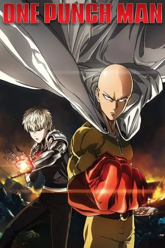 Poster One Punch Man - Destruction 61x91,5cm Quantité Limitée