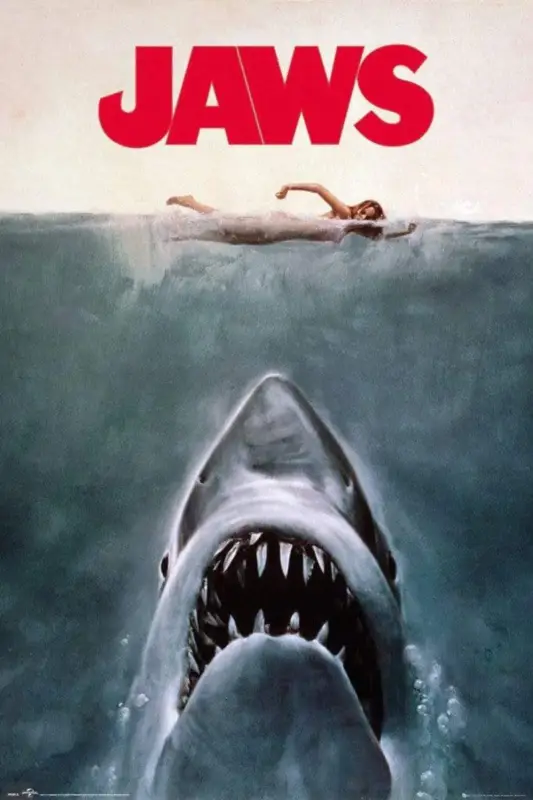 Authentique Poster Jaws Key Art 61x91,5cm