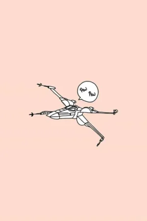 Promotion Affiche Art Star Wars - Pew Pew 50x70cm