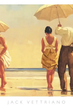 Affaire À Saisir Affiche Art Jack Vettriano - Mad Dogs 80x60cm