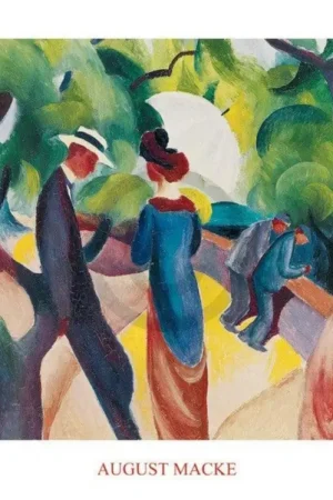 Acheter Direct Affiche Art August Macke - Promenade 80x60cm