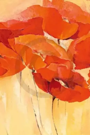 Acheter En Ligne Affiche Art Elena Filatov - Mohnparade II 138x76cm