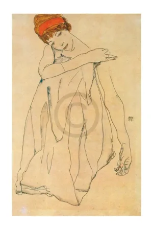 Top Vente Affiche Art Egon Schiele - Die Tänzerin 40x50cm