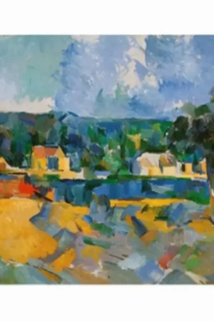 Vente Directe Affiche Art Paul Cézanne - Uferlandschaft 71x56cm