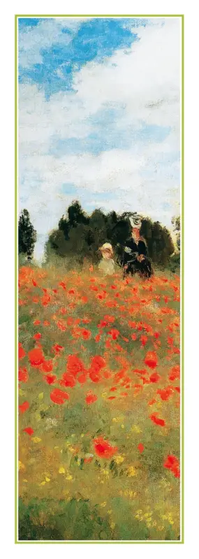 Acheter Direct Affiche Art Claude Monet - Field of Poppies 25x70cm