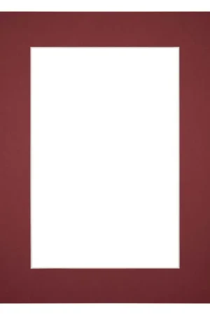 Commander Maintenant Passe-Partout 75x98 cm - Ouverture photo 60x80 cm - Rouge lie de vin - Pour cadres et photos