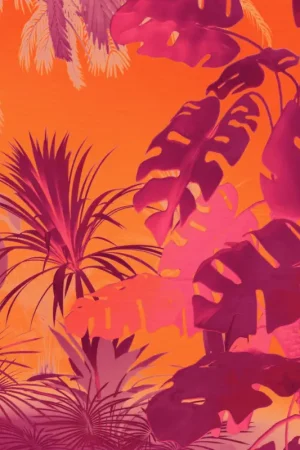 Papier Peint - Funky Jungle 250x250cm - Intissé Nouvel Arrivage