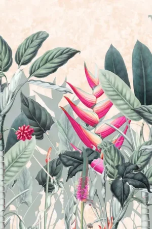 Vente Flash Papier Peint - Soft Jungle 350x250cm - Intissé