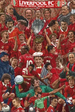 Soldes Poster Liverpool Legends 61x91,5cm
