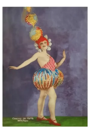 Affiche Art - Casino de Paris Mlle Poty 30x40cm Certifié