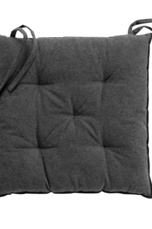Achat Immédiat Galette de chaise en coton recyclé et bourdon apparent