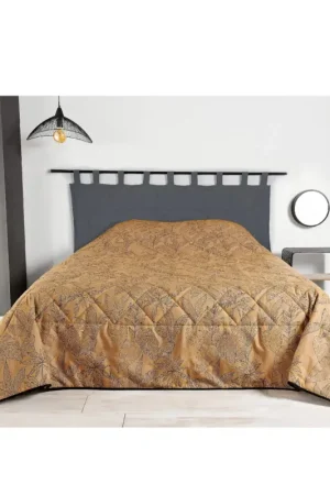 Bon Plan Jeté de lit aux feuilles stylisées