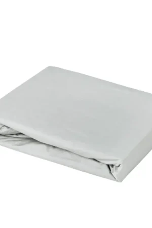 Drap housse élastiqué en 100% coton peigné Soldes