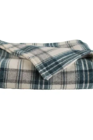 Marque Couverture en laine tartan esprit montagne