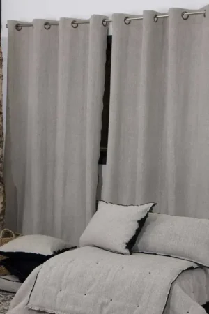 Rideau tamisant aux surjets apparents Nouvelle Collection