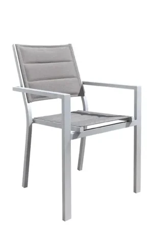 Fauteuil empilable en textilène Livraison Express
