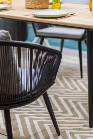 Nouvelle Collection Duo de 2 fauteuils en résine tissée et cordes