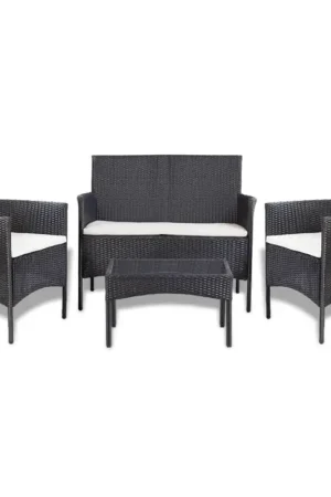 Salon détente 4 pièces avec coussins Quantité Limitée